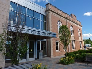 Athol Public Library: exterior view of side entrance