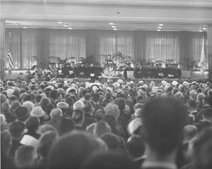 Crowd at Charter Day convocation