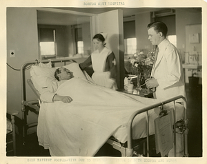 "Same patient cooperative due to changed attitude of both doctor and nurse," Boston City Hospital