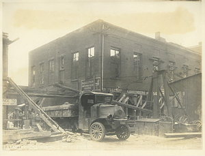 East Boston tunnel alterations - South wall Number 13 Lewis Street