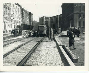 Streetcars on the Huntington Avenue line