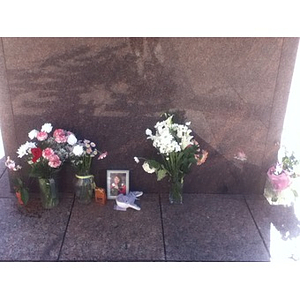 Boston University temporary memorial (2013 Boston Marathon bombing)