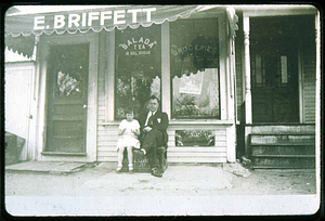 Briffett's Store, On Essex Street near Pleasent Street