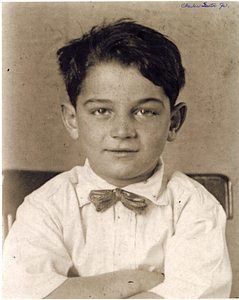 Charles Santos Jr. as a young child