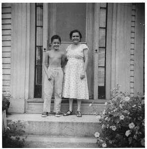 Antonio with his mother, Adalice Leite Loureiro