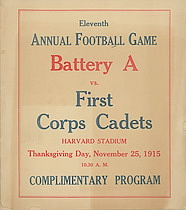 Football Game program