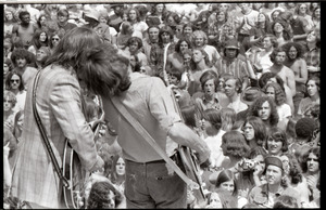 May Day concert and demonstrations: Carl Wilson (l) and Bruce Johnston performing with the Beach Boys