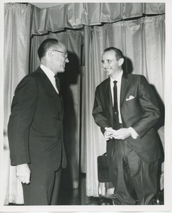 Jeremiah Milbank, Jr. and Mr. Emanuel Iovino at commencement exercises