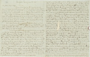 Letter from Erasmus Darwin Hudson to Martha Hudson