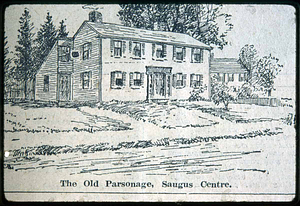 Saugus Center, Main Street, Parsonage