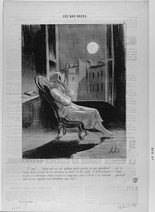 O Lune!... inspire-moi ce soir quelque petite pensée un peu grandiose!... car je t'aime ainsi, lorsque tu me présentes en entier ta face pâle et mélancolique!... mais, ô Lune, je t'affectionne moins lorsque tu m'apparais sous la forme d'un croissant.... parce que alors tu me rappelles tout bonnement mon mari!...