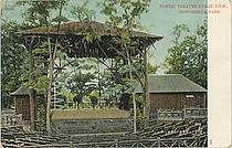 RUSTIC THEATRE STAGE VIEW, NORUMBEGA PARK