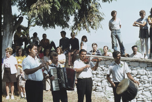 Gypsy orchestra plays after Trnovo celebration