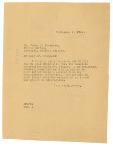 Letter from Crisis to James N. Thompson