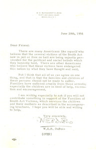 Letter from Charles A. Francis to W. E. B. Du Bois