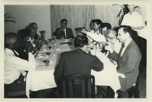 Dinner party with Chinese dignitaries