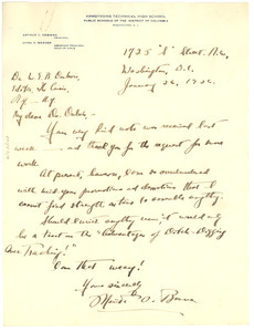 Letter from Marita O. Bonner to W. E. B. Du Bois - Digital Commonwealth