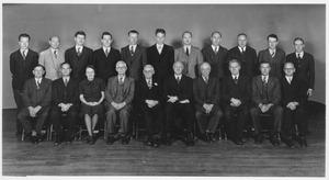 Ralph A. Van Meter with faculty