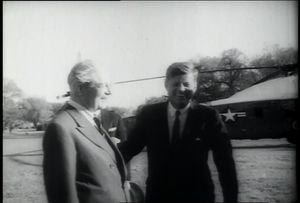 Kennedy Confers With MacMillan