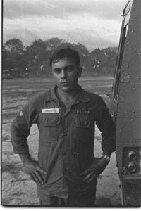 Michael Chonjan(?), helicopter crew chief 155 Aviation Company base in Ban Me Thout; Darlac Province.