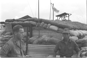 Captain Bill Williams with Sergeant Tran van Nu; Gia Dinh Province.