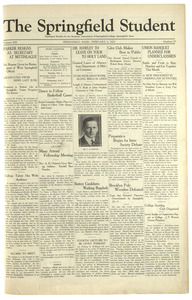 The Springfield Student (vol. 13, no. 15) February 02, 1923