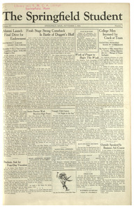 The Springfield Student (vol. 15, no. 07) November 07, 1924
