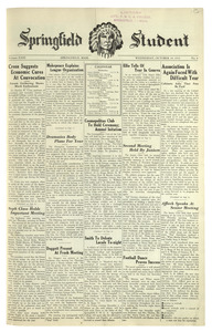 The Springfield Student (vol. 23, no. 04) October 19, 1932