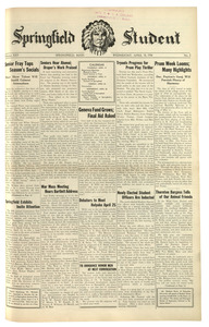 The Springfield Student (vol. 25, no. 2) April 18, 1934