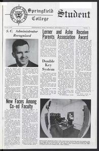 The Springfield Student (vol. 58, no. 01) Sept. 24, 1970