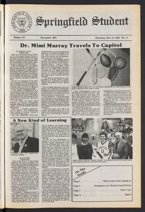 The Springfield Student (vol. 102, no. 13) Feb. 18, 1988