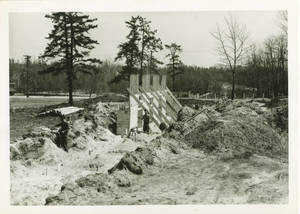 Construction of the Memorial Field House, 1947