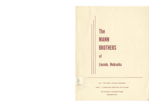 The Mann Brothers of Lincoln, Nebraska