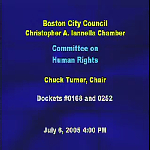 Committee on Human Rights hearing recording, July 6, 2005