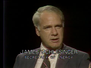 The MacNeil/Lehrer Report; Interview with James Schlesinger