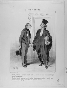 - Perdu, monsieur .... perdu sur tous le points ...... et vous me disiez encore ce matin que ma cause était excellente!... - Parbleu... je suis encore tout prêt à le soutenir si vous voulez en appeler.... mais je vous préviens qu'en Cour royale je ne le soutiens pas à moins de cent écus!...