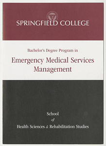 Emergency Medical Services Management Program brochure