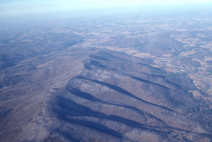 Oblique aerial photos accompanying 22 Dec 1994 Col-East air photo mission. 11. Taconic Range in North Petersburgh, NY.