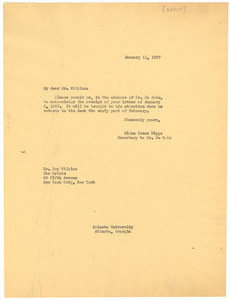 Letter from Ellen Irene Diggs to NAACP