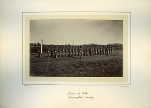Class of 1876, unmounted cavalry, Massachusetts Agricultural College