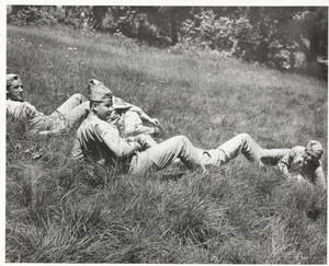 Soldiers Relaxing at Springfield College (c. 1939-1945)