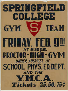 Springfield College exhibition performance poster