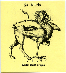 Ex libris Leslie-David Druyan