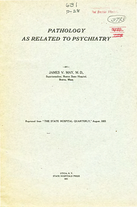 Pathology as related to psychiatry