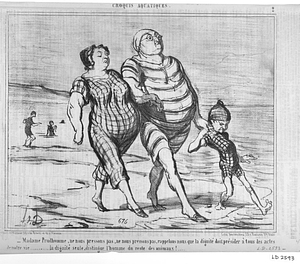 - Madame Prudhomme, ne nous pressons pas, ne nous pressons pas, rappelons-nous que la dignité doit présider à tous les actes de notre vie........... la dignité seule, distingue l'homme du reste des animaux!....