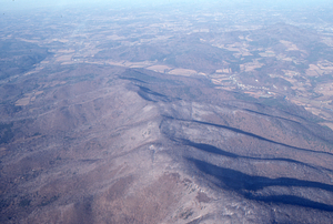 Oblique aerial photos accompanying 22 Dec 1994 Col-East air photo mission. 16. West side of Taconic Range Crest in North Petersburgh, NY.