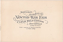 Newton War Fair souvenir program