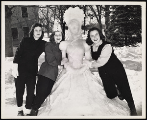 Howard Seminary for Women - Princess snow sculpture