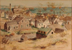 "West Vine St." Vollian Burr Rann (1897-1956)