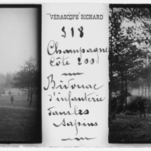 Infantry camp in Champagne